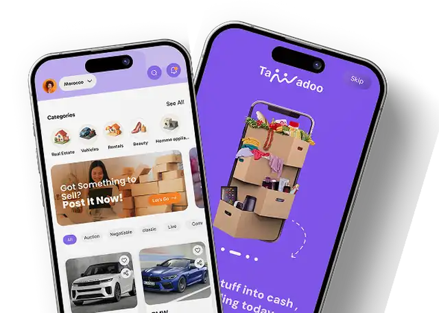 Tawadoo app on mobile
